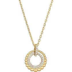 Elli Damski wisiorek kula pierścionek elegancki srebrny z kryształkami Naszyjniki 1 ct