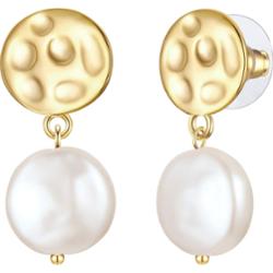 Yokoamii Kolczyki z Stop metali w Żółte złoto 1 ct Damski