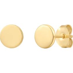 Rafaela Donata Kolczyki Srebro wysokiej próby Żółte złoto 1 ct Damski
