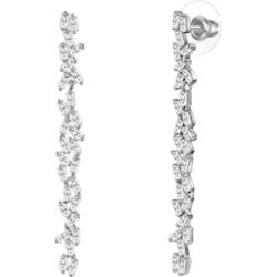 Yokoamii Kolczyki z Mosiadz w Srebrny 1 ct Damski