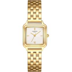 Glanzstücke München Zegarek na reke ze stali nierdzewnej w kolorze zlotym Zegarki damskie 1 ct Damski