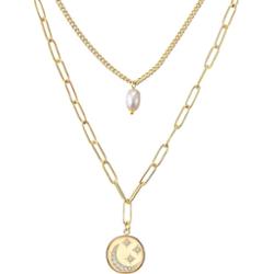 Valero Pearls Stal nierdzewna Preciosa Perła hodowlana słodkowodna Naszyjniki 1 ct Damski