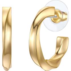 Yokoamii Kolczyki z Stop metali w Żółte złoto 1 ct Damski