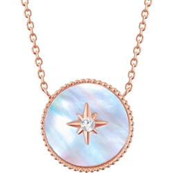 Valero Pearls Stal nierdzewna Preciosa Masa perłowa Naszyjniki 1 ct Damski