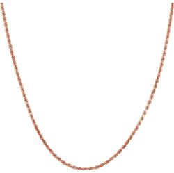 Glanzstücke München Łańcuszek z Srebro wysokiej próby w Różowy złoty Naszyjniki 1 ct Damski