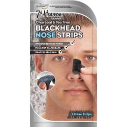 7th. Heaven Black Head Nose Strips Maseczki nawilżające 3 ct Męskie