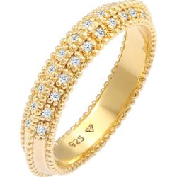 Elli DIAMONDS Pierścionek zaręczynowy damski diament (0,12 ct.) w 925 Sterling Silver Pierścionki 1 ct Damski