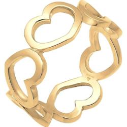 Elli Damski pierścionek z wyciętym symbolem serca ze srebra próby 925 Sterling Silver Pierścionki 1 ct