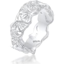 Elli Damski pierścionek Ginkgo liść Tropical Summer Trend w pozłacanym srebrze 925 Sterling Silver Pierścionki 1 ct