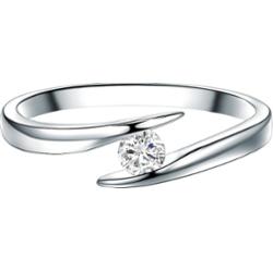 Trilani Srebrny pierścionek srebro wysokiej próby Topaz srebrny Pierścionki 1 ct Damski