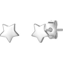 Glanzstücke München Srebrne kolczyki sztyfty Gwiazda srebro wysokiej próby żółte złoto Kolczyki 1 ct Damski