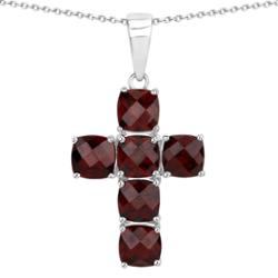 Rafaela Donata Łańcuszek Krzyżyk Srebro wysokiej próby Srebrny Naszyjniki 1 ct Damski