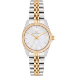 Rhodenwald & Söhne Zegarek kwarcowy Cassina Srebrny/żółte złoto Stal nierdzewna Srebrny/żółte złoto Zegarki damskie 1 ct Damski