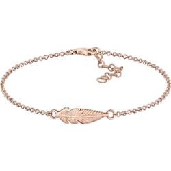 Elli Damska Pióro Festiwal Boho Basic w srebrze próby 925 Sterling Silver Bransoletki 1 ct Damski