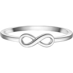Glanzstücke München Pierscionek Infinity z srebra próby 925 w kolorze srebrnym Pierścionki 1 ct Damski