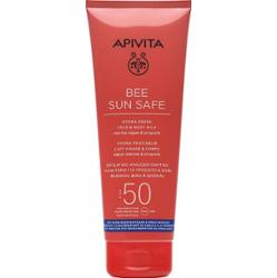 Apivita BEE SUN SAFE Hydra Fresh mleczko do twarzy i ciała SPF 50 Ochrona przeciwsłoneczna 200 ml