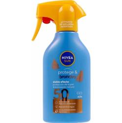 NIVEA SUN PROTECT &amp, TAN SPF50 Pistolet Ochrona przeciwsłoneczna 270 ml