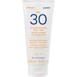 KORRES YOGHURT EMULSJA OCHRONNA DO CIAŁA I TWARZY SPF30 W SPRAYU Ochrona przeciwsłoneczna 150 ml