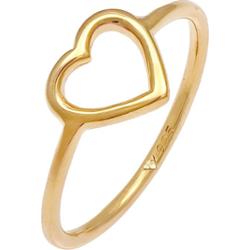 Elli Damskie Serce Wycięte filigranowy Trend w srebrze 925 Sterling Silver Pierścionki 1 ct