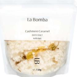 La Bomba Cashmere Caramel Refill Pack Olejki i mleczka do kąpieli 750 g