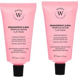 WARDA LUXURY SKINCARE Duet masek detoksykujących Maseczki błotne 100 ml Damski