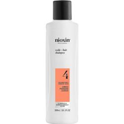 Nioxin Nioxin System 4 szampon oczyszczający do włosów farbowanych, mocno przerzedzonych, 300 ml Szampony