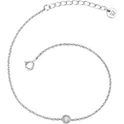 Glanzstücke München Srebrna bransoleta srebro wysokiej próby Topaz srebrny Bransoletki 1 ct Damski