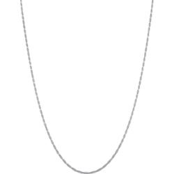 KUZZOI Męski sznurkowy Basic Twisted wykonany ze srebra próby 925 Sterling Silver Biżuteria męska 1 ct Męskie