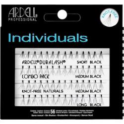 Ardell ARDELL INDIVIDUALS COMBO TRIO PACK bez węzłów, naturalny, miękki w dotyku Sztuczne rzęsy 1 ct 56 Stück