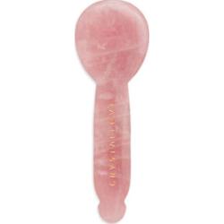Crystallove Masażer gua sha pod oczy z kwarcu różowego Urządzenia do masażu twarzy 1 ct