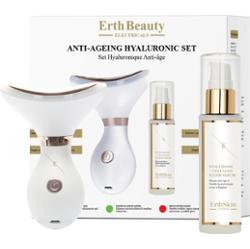 ErthSkin London Zestaw przeciwstarzeniowy z kwasem hialuronowym (sztuczny patyk na szyję i szczękę + serum z kwasem hialuronowym) Urządzenia do masażu