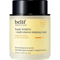 belif Super knights – multi vitamin sleeping mask Maseczki rozświetlające 75 ml