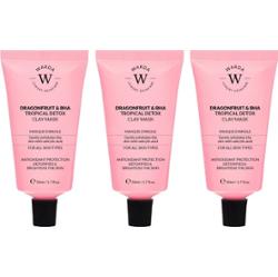 WARDA LUXURY SKINCARE Trio masek detoksykujących Maseczki błotne 150 ml Damski