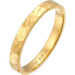 Elli Damski Basic Pinky Promise młotkowane w srebrze próby 925 Sterling Silver Pierścionki 1 ct