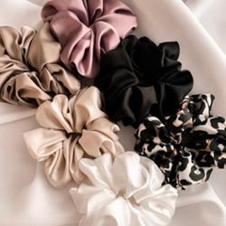 POSHYOU Zestaw gumek scrunchies MAXI Gumki do włosów 1 ct