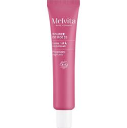 Melvita SOURCE DE ROSES rewitalizujący żel na noc Kremy na noc 40 ml Damski