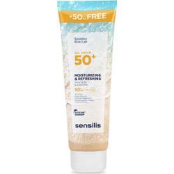 SENSILIS NAWILŻAJĄCO-ODŚWIEŻAJĄCY żel-krem SPF50+ Ochrona przeciwsłoneczna 250 ml