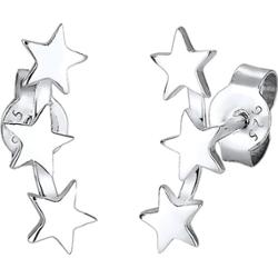 Elli Damskie kolczyki sztyfty gwiazdy Astro Look w srebrze 925 Sterling Silver Kolczyki 1 ct