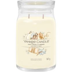 YANKEE CANDLE SOFT WOOL & AMBER Świeczki 567 g