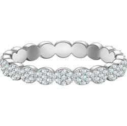 Glanzstücke München Pierscionek z Srebra Sterling w srebrze z Cyrkonia Pierścionki 1 ct Damski