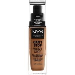 NYX Professional Makeup Wedding Can't Stop Won't Stop Podkłady 30 ml 21 - GOLDEN