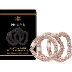Philip B. Petite Champagne Scrunchie Gumki do włosów 1 ct