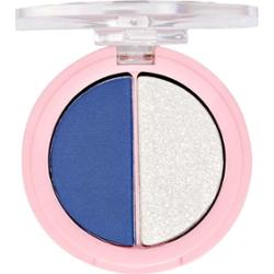 KimChi Chic Beauty Glazed 2 Go Cienie do powiek 2,8 g MATTE ROYAL+SILVER SHIMMERQUATRE