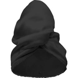 So fluffy Jedwabno bambusowy turban Szlafroki i ręczniki 1 ct Czarny