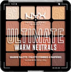 NYX Professional Makeup Ultimate Shadow Palette Paletki cieni i zestawy kosmetyków 12,8 g WARM NEUTRAL