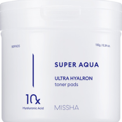 Missha MISSHA Super Aqua Ultra Hyalron Toner Pads Toniki do twarzy 1 ct