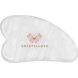 Crystallove Płytka do masażu twarzy Gua Sha z Kryształu Górskiego Urządzenia do masażu twarzy 1 ct