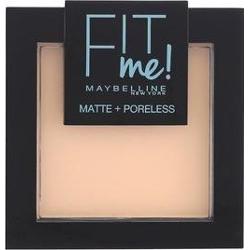 Maybelline Maybelline New York Fit Me & Poreless Puder 104 Soft Ivory 9 g Pudry 1 ct 1 szt.