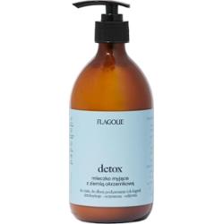 Flagolie Detox – mleczko myjące z ziemią okrzemkową 500 ml Żele pod prysznic