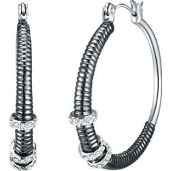 Lulu & Jane Stop metali Zdobienie kryształkami Swarovski® Kolczyki 1 ct Damski